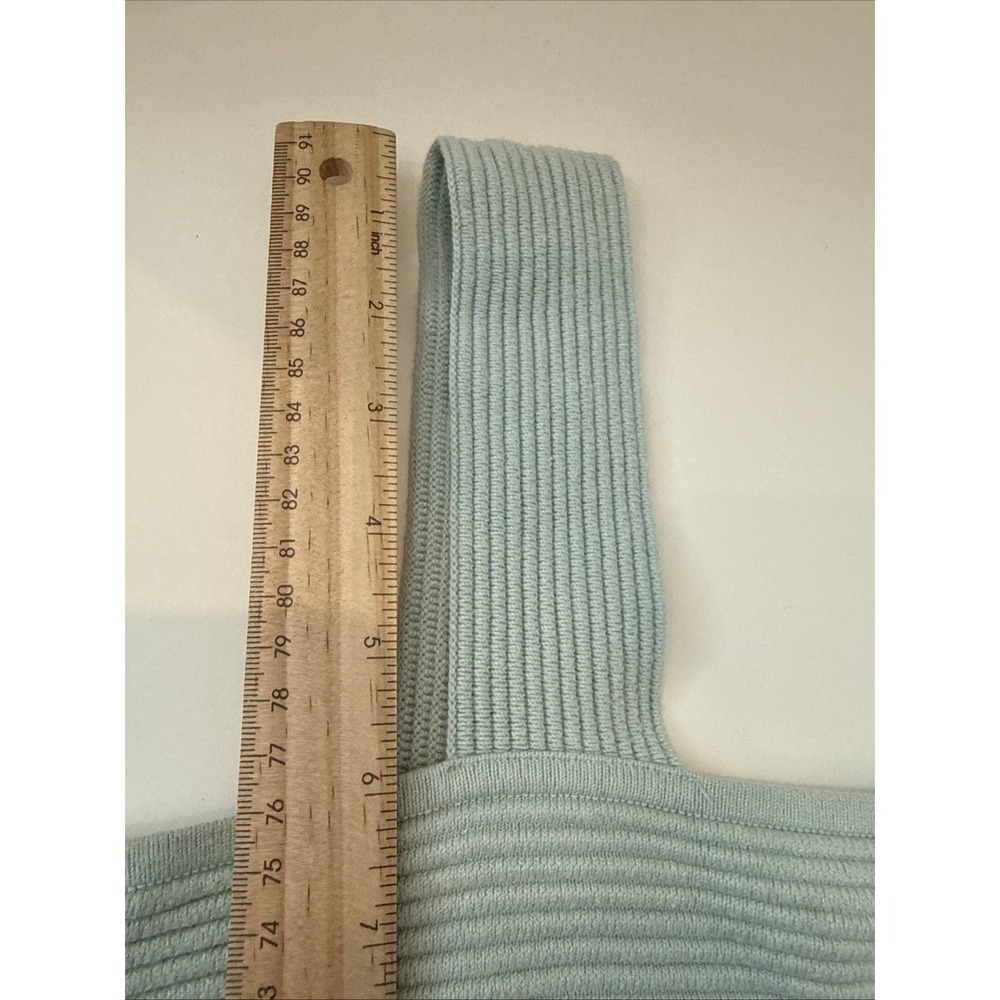 Hollister Mint Green Ribbed Square Cut Ribbed Tank Top Size Large - Picture 5 of 8